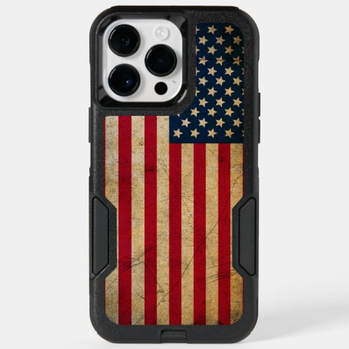 Vintage American Flag Apple iPhone 14 Pro Max Case