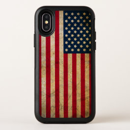 Vintage American Flag Apple iPhone X Case