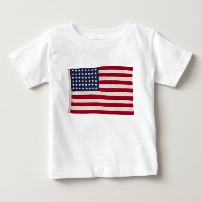 Vintage American Flag Baby T-Shirt (Front)