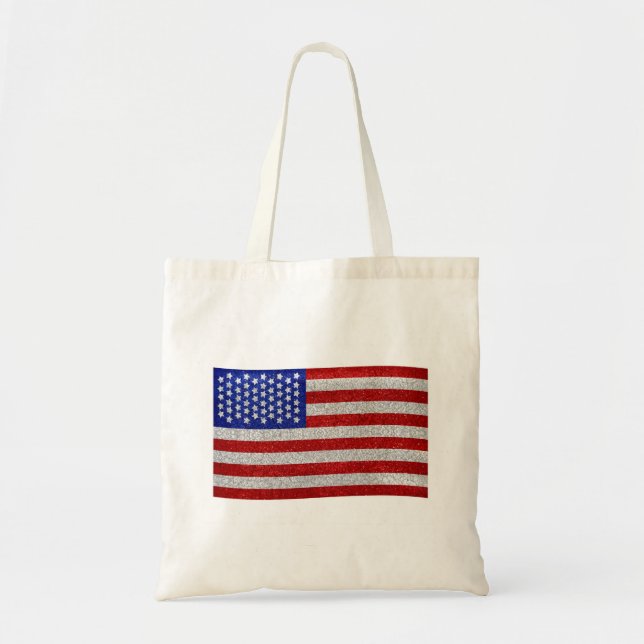 Vintage American Flag Bag (Front)