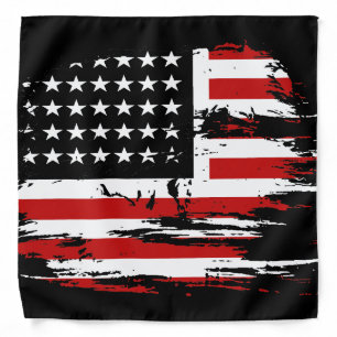 Vintage American  Flag  Bandana