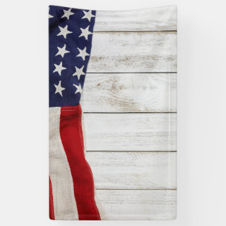 Vintage American Flag Banner