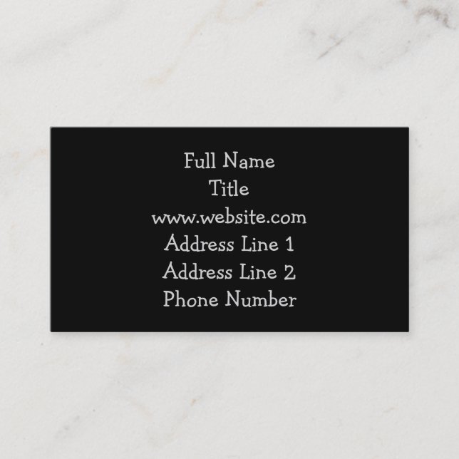 Vintage American Flag Business Card (Front)