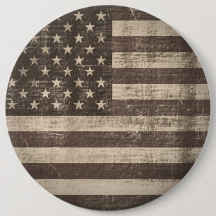 Vintage American Flag Button