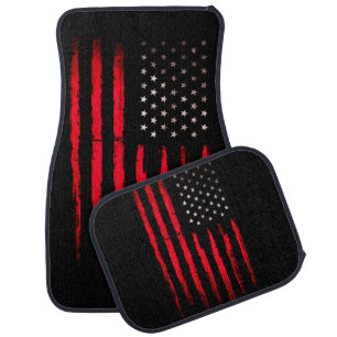 Vintage American flag Car Floor Mat