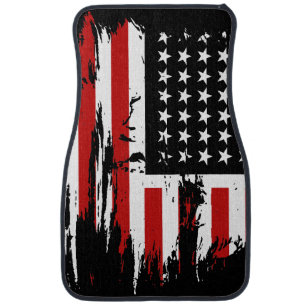 Vintage American Flag Car Floor Mat