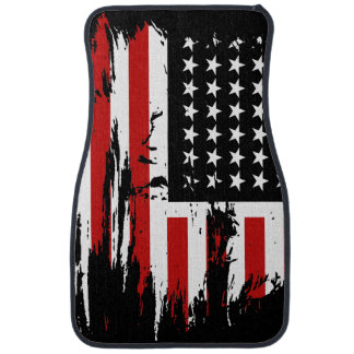 Vintage American Flag Car Floor Mat
