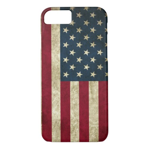 Vintage American flag iPhone 87 Case