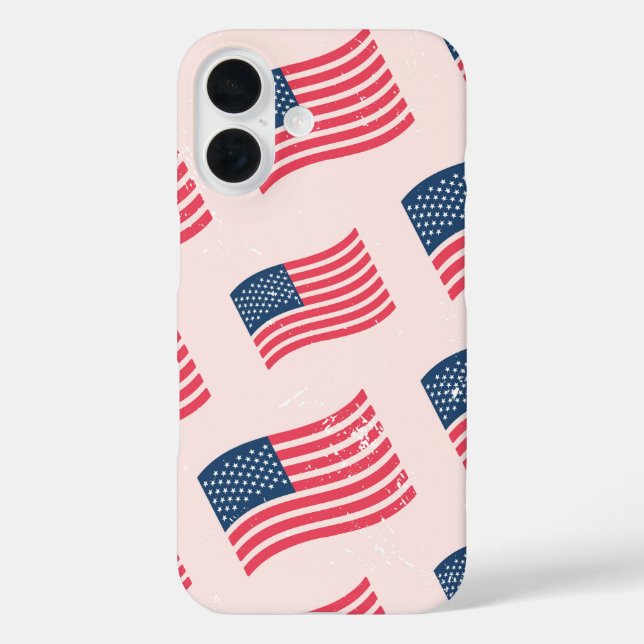 Vintage American Flag Case-Mate iPhone Case (Back)