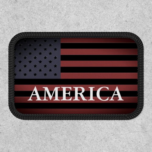 Vintage American flag custom stick on Patch