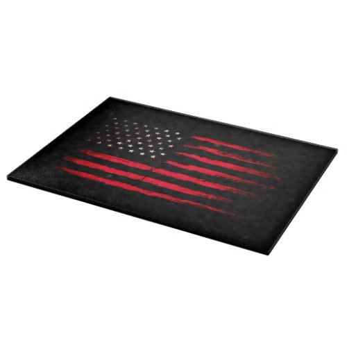 Vintage American flag Cutting Board