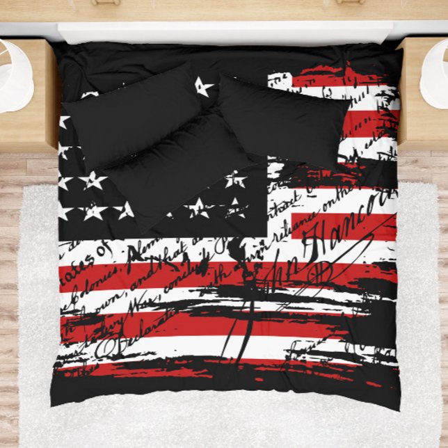 Vintage American  Flag  Duvet Cover (Creator Uploaded)