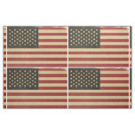 Vintage American Flag Fabric