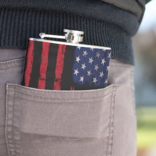 Vintage American flag Flask
