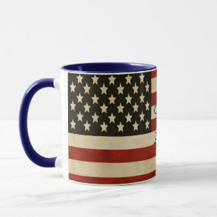 Vintage American Flag GIFTS Mug
