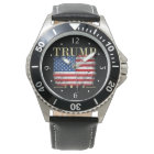 Vintage American Flag Gold Trump 2024