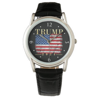 Vintage American Flag Gold Trump 2024 Watch