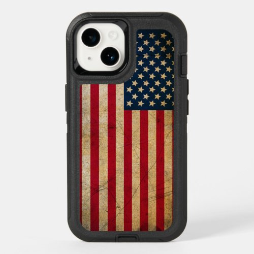 Vintage American Flag iPhone 14 Case
