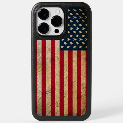 Vintage American Flag iPhone 14 Pro Max Case