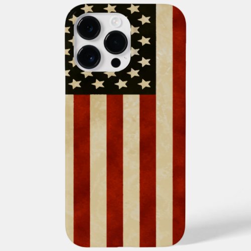 Vintage American Flag iPhone Case_Mate iPhone 14 Pro Max Case