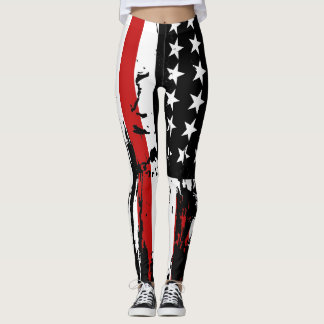 Vintage American Flag Leggings