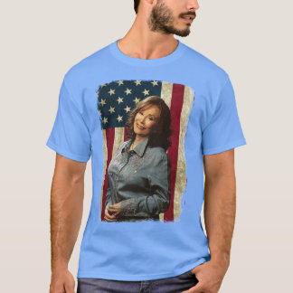 Vintage American Flag Loretta Lynn Legend T-Shirt