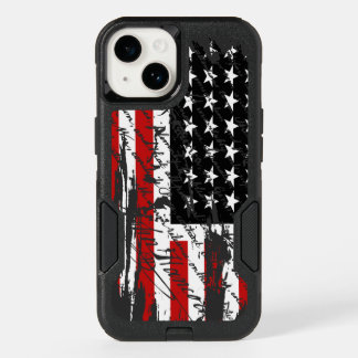 Vintage American Flag OtterBox iPhone 14 Case