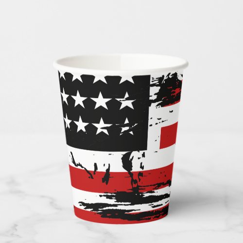 Vintage American Flag  Paper Cups