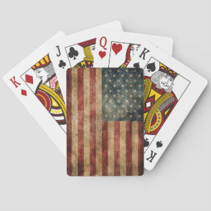 Vintage American Flag Poker Cards