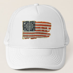 Vintage American Flag Products Trucker Hat
