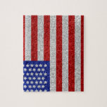 Vintage American Flag Puzzle