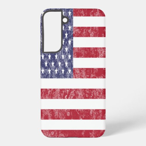 Vintage American Flag Samsung Galaxy S22 Case