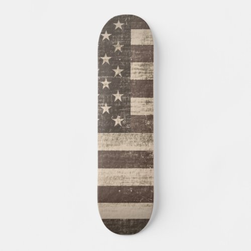 Vintage American Flag _ Skateboard