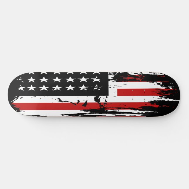 Vintage American  Flag  Skateboard (Horz)