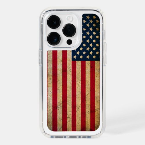 Vintage American Flag Speck iPhone 14 Pro Case