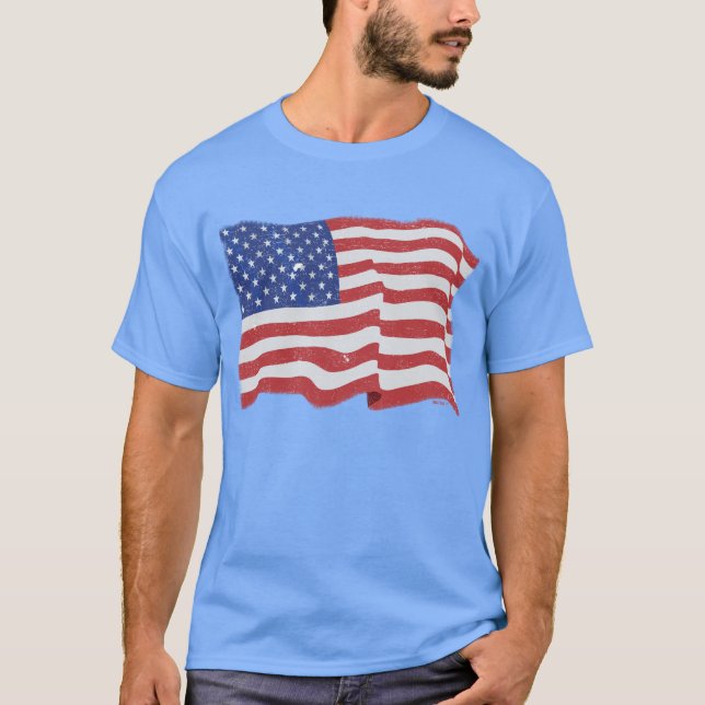Vintage American Flag T-Shirt (Front)