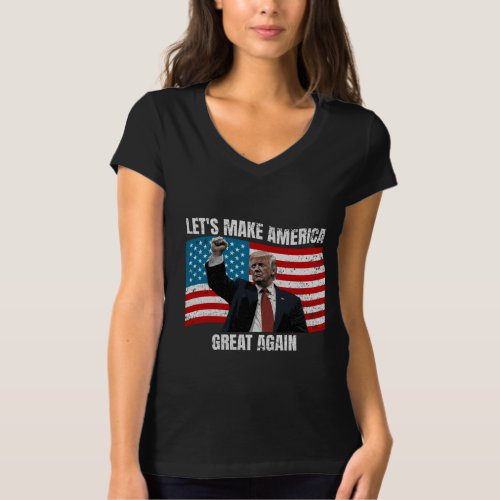 Vintage American flag T_shirt 