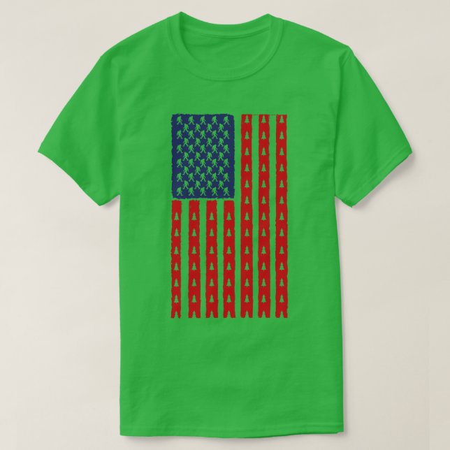 Vintage american flag T-Shirt (Design Front)