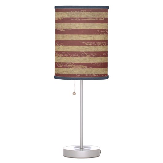 Vintage American Flag Table Lamp (Right)