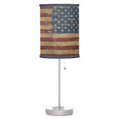 Vintage American Flag Table Lamp (Left)