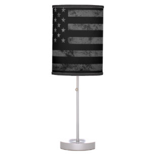 VINTAGE AMERICAN FLAG TABLE LAMP