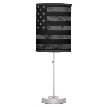 Vintage American Flag Table Lamp by KDRDZINES at Zazzle