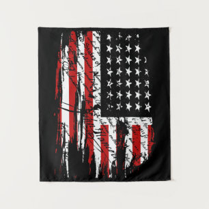 Vintage American Flag Tapestry
