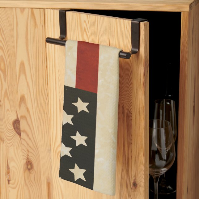 Vintage American Flag Towel (Thirds Fold)