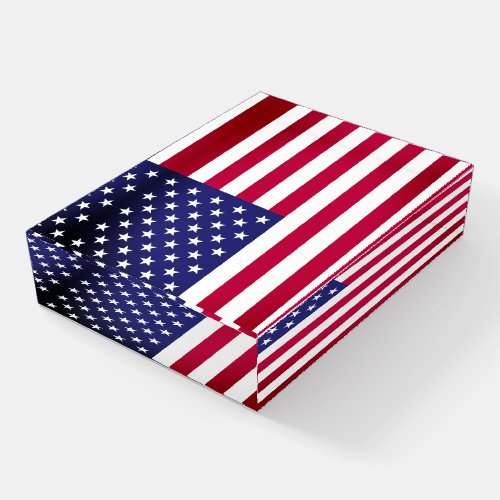 Vintage American Flag USA patriotic Paperweight