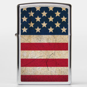 Vintage American Flag Zippo Lighter