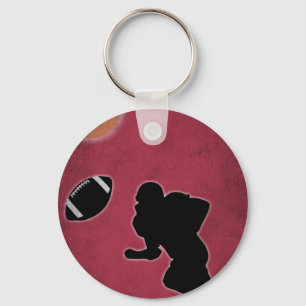 Vintage American football game design Keychain