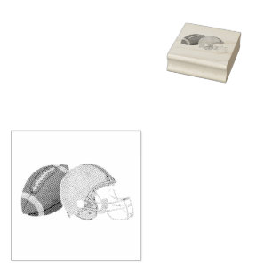 Vintage American Football Game   Rubber Stamp