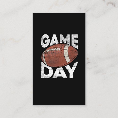 Vintage American Football Game Sports Lover Business Card