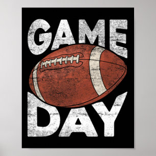 Vintage American Football Game Sports Lover  Poster